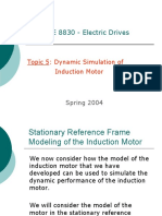 ECE 8830 - Electric Drives: Topic 5: Dynamic Simulation of Induction Motor