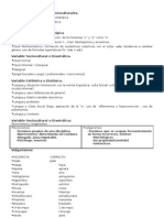 Variables Lingüísticas y Socioculturales