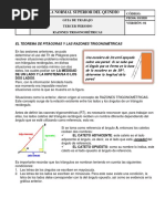 Consolidación - El Teorema de Pitágoras y Las Razones Trigonométricas