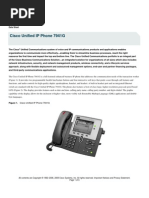 Cisco Unified IP Phone 7941G: Data Sheet