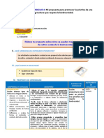 DIA 1 SESION DE APRENDIZAJE Elabora Tu Propuesta Sobre Cómo Se Pueden Mejorar Las Tierras de Cultivo Cuidando La Biodiversidad.