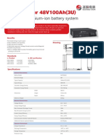 Datasheet Batería Li Ion LFP 48V100Ah