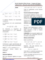 Notas de Aula - Cálculo Numérico 