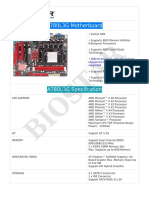 Biostar: A780L3G Motherboard