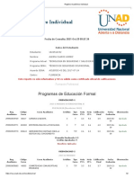 Registro Académico Individual ALEIDA