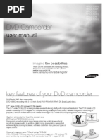 Samsung DVD Camcorder VP-dx100 Eng Ib 0725-b