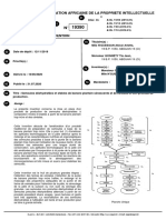 Organisation Africaine de La Propriete Intellectuelle: Fascicule de Brevet D'Invention