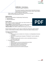 ACA Unit 6 - Part - Virtual Memory Notes - U6