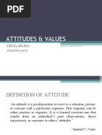 Attitudes & Values