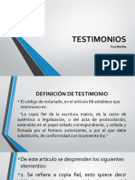 Testimonios Privado