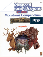 Tsr2104 - MC 3. Monstrous Compendium. Forgotten Realms. Appendix 1