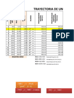 Planilla de Trayectoria de Pozo Direccional (Met. Ang. Prom)