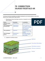 TD 2021physiologie Vegetale Correction