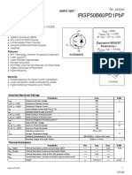 Infineon IRGP50B60PD1 DataSheet v01 - 00 EN