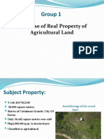 Purchase of Real Property of Agricultural Land: Group 1