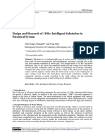 Design and Research of 110kV Intelligent Substation in Electrical System 2020