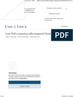 Lose WiFi Connection After Suspend Ubuntu 20.04 - Unix & Linux Stack Exchange