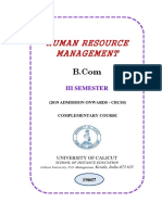 III Sem - B Com-comple-Human Resource Management