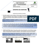 Apostila Apostila de Educação Física - Esportes de Aventura