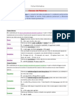 Ficha Informativa - Classes de Palavras