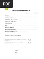 Formato de Descuento Fotocheck