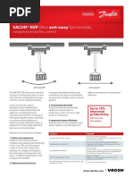 VACON® NXP Drive Anti-Sway Functionality: Integrated Sensorless Control