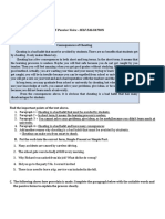 3.4 Analytical Exposition and 3.5 Passive Voice - SELF EALUATION 3.4 Analytical Exposition