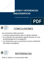 Conclusiones y Referencias Bibliográficas