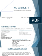 Building Science - Ii: Tutorial 1: Passive Design Buildings