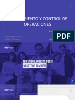 Planeamiento Y Control de Operaciones: Docente: Mg. Sugey Quea