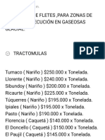 Propuesta de Fletes, y Organización, para Despachos Glacial