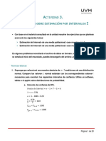 Ctividad Jercicios Sobre Estimación Por Intervalos