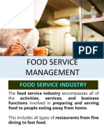 Food Service Management