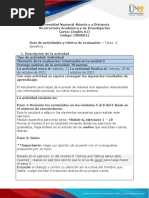 Guía de Actividades y Rúbrica de Evaluación - Unidad 2 - Task 4 - Speaking