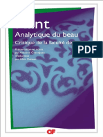 Analytique Du Beau (French Edition)