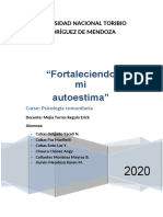 PROYECTO Fortalezco Mi Autoestima