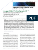 All-Dielectric Nanophotonics The Quest For Better Materials and Fabrication Techniques