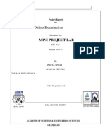 Project Report Format Mini Project Lab