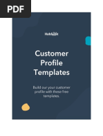 Customer Profile Templates - HubSpot