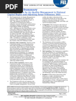 Summary - The Commission For Air Quality Management Ordinance