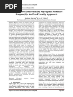 Banana Fibre Extraction by Mycogenic Pectinase Enzyme (S) - An Eco-Friendly Approach