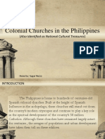 Colonial Churches in The Philippines: (Also Identified As National Cultural Treasures)