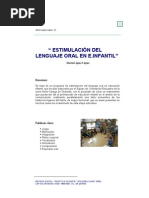 Estimulacion Del Lenguaje Oral PDF