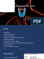 Differentiated Thyroid Cancer: Presenter: DR Aakriti Athavale Moderated By: GP Capt (DR) PK Sahu