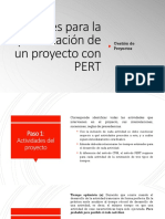 Fases Planificación de Un Proyecto Con PERT