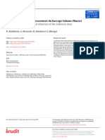 Bilan Hydrologique Et Envasement Du Barrage Saboun (Maroc)