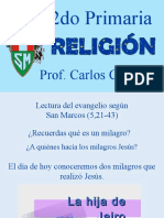 Relig Jesús Resucita A La Hija de Jairo