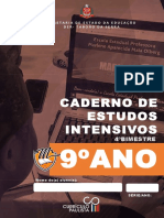 9º ANO Caderno de Estudos Intensivos