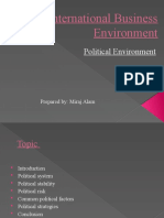 Political Environment in International Business Environment