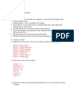 Review Hands On Exercise 1 - SQL With Answers